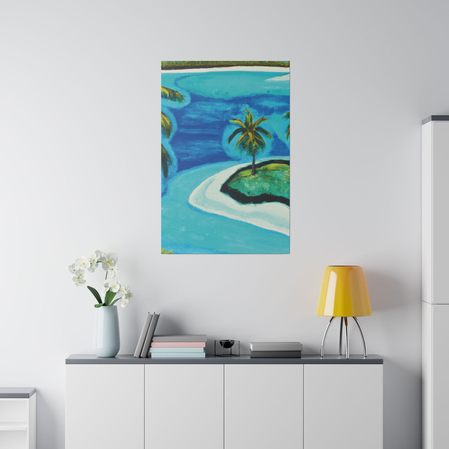 4265U - Bahamas Ocean Painting Print | Bahamas | Ocean | Beach | Poster | Home Decor | Wall Art | Canvas