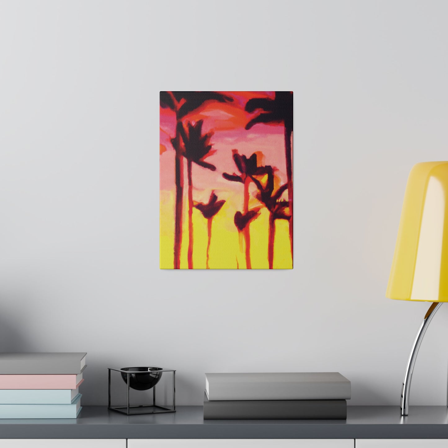 2249A - Miami Beach Sunset Painting Print | Miami | Beach | Sunset | Poster | Home Decor | Wall Art | Canvas