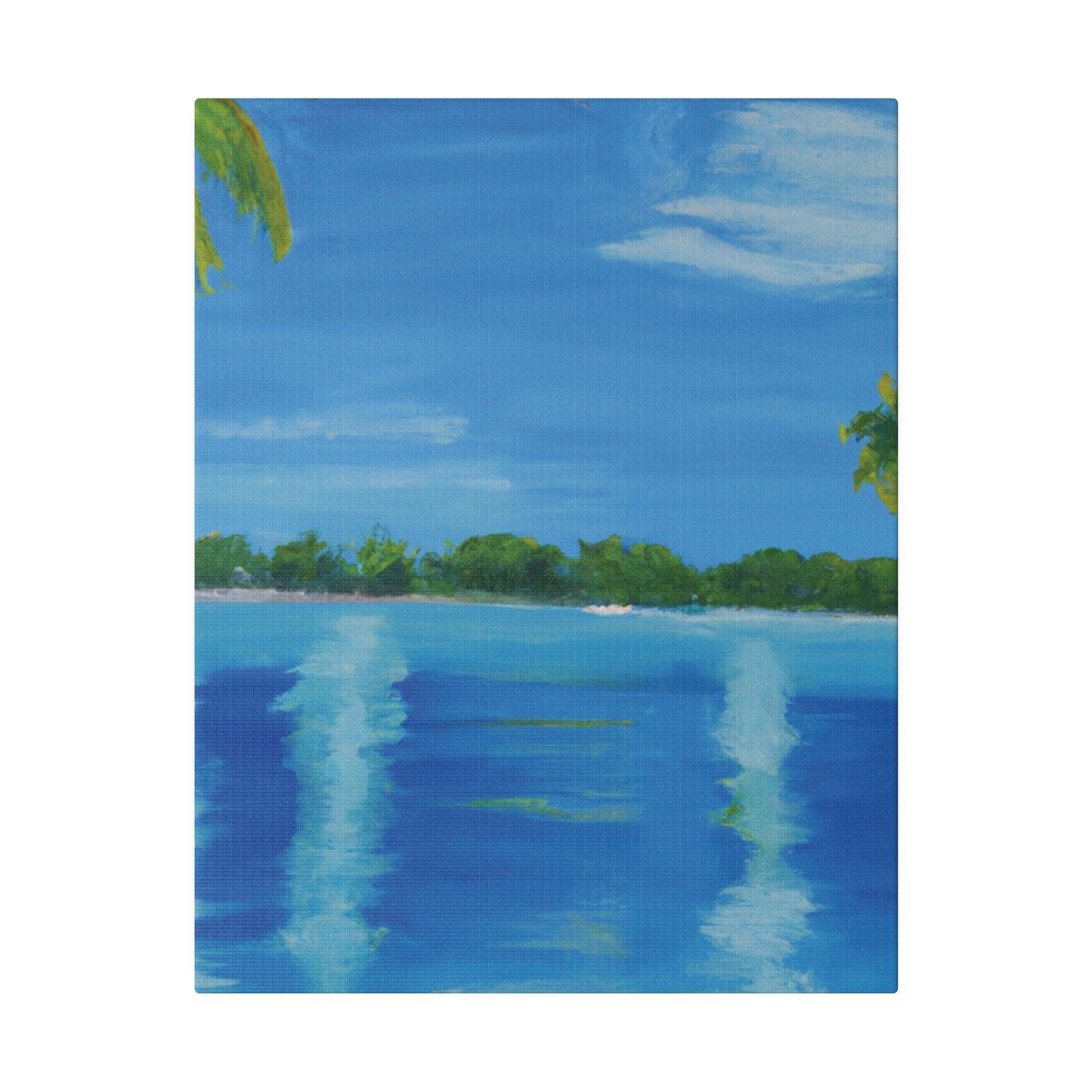 6876O - Bahamas Ocean Painting Print | Bahamas | Ocean | Beach | Poster | Home Decor | Wall Art | Canvas