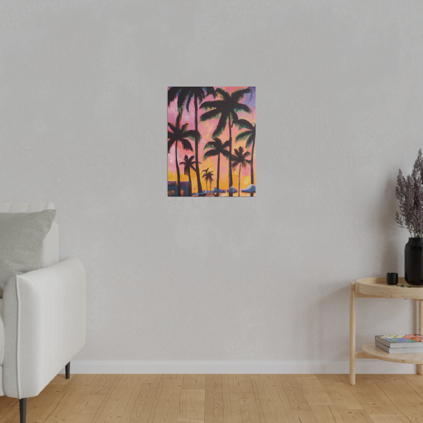 7524X - Miami Beach Sunset Painting Print | Miami | Beach | Sunset | Poster | Home Decor | Wall Art | Canvas