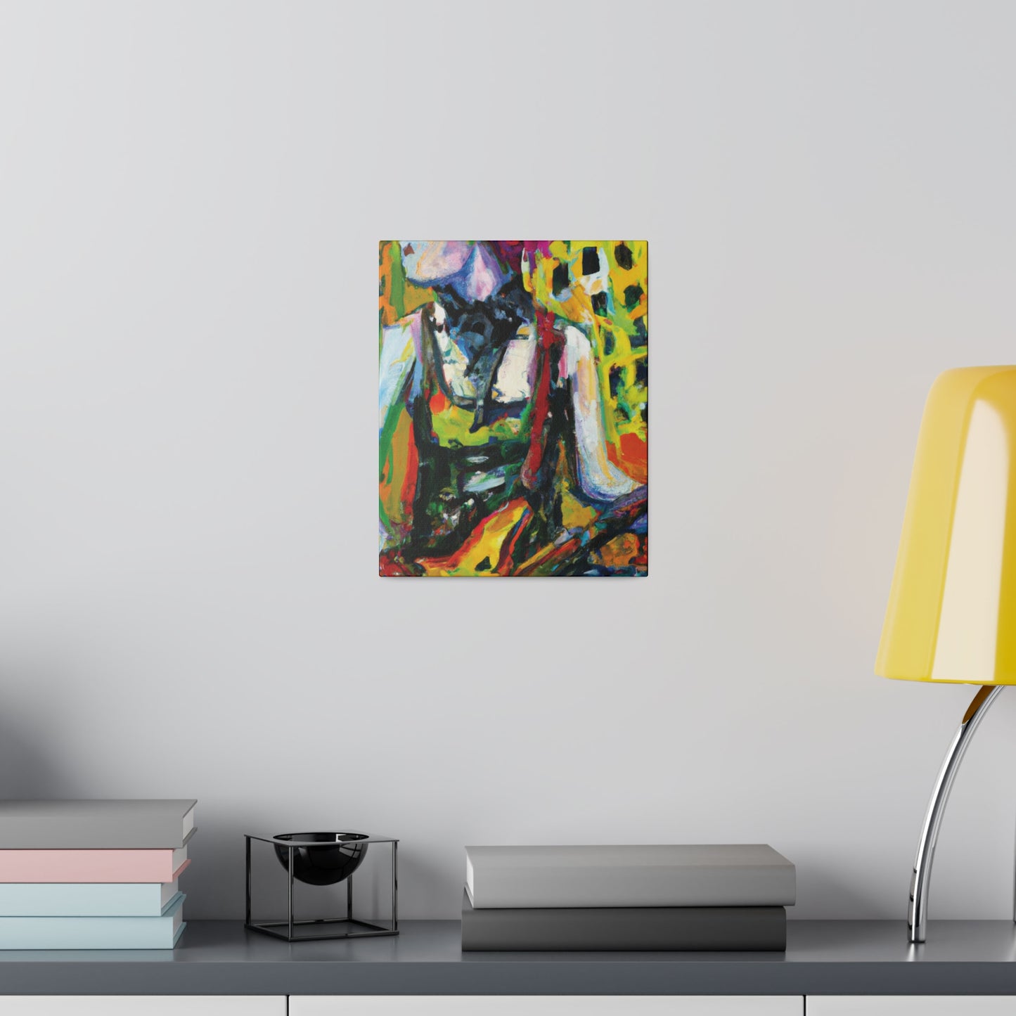 4793Z - Rockstar Oil Painting Style Print | Poster | Home Decor | Wall Art | Music Art | Canvas