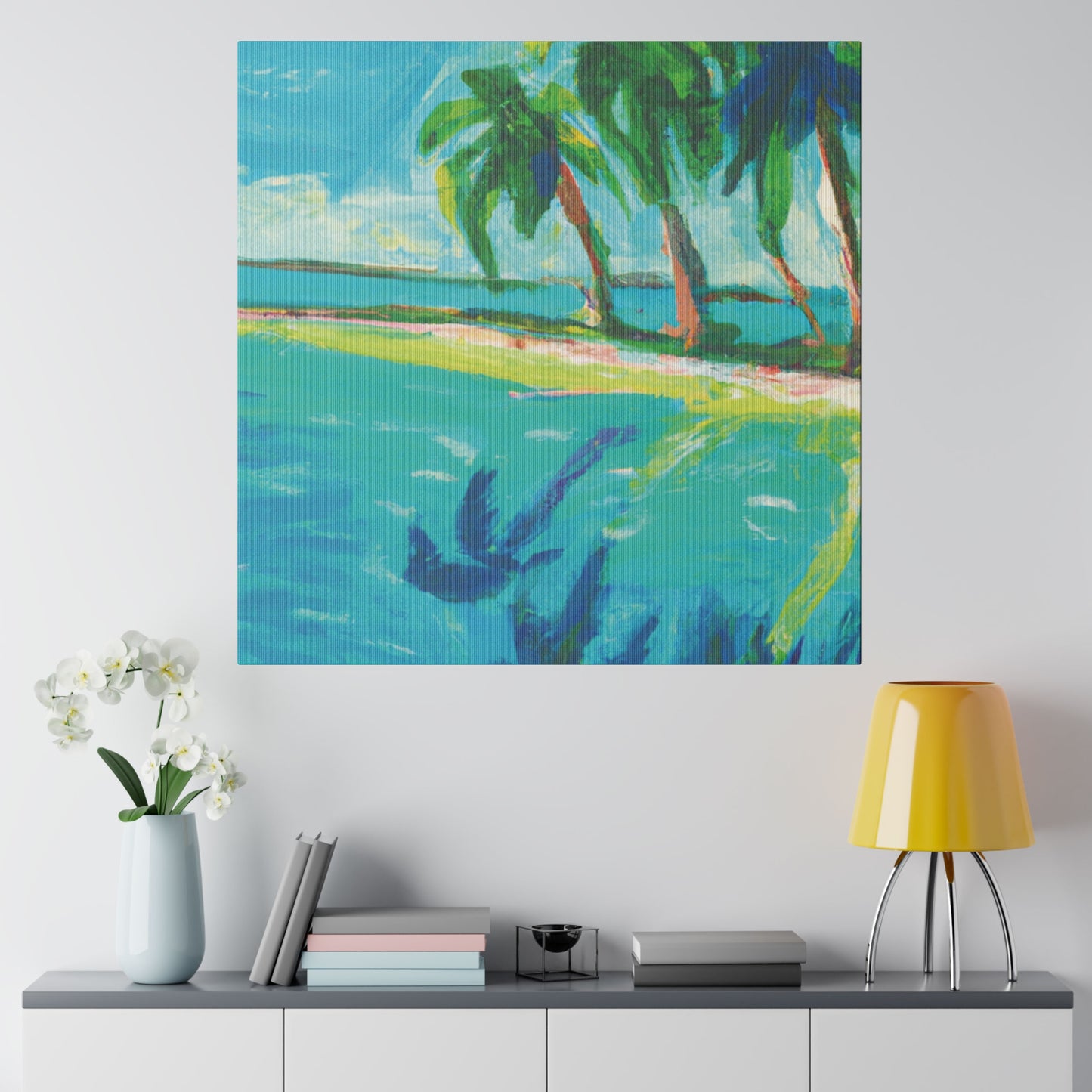 7326Z - Bahamas Ocean Painting Print | Bahamas | Ocean | Beach | Poster | Home Decor | Wall Art | Canvas