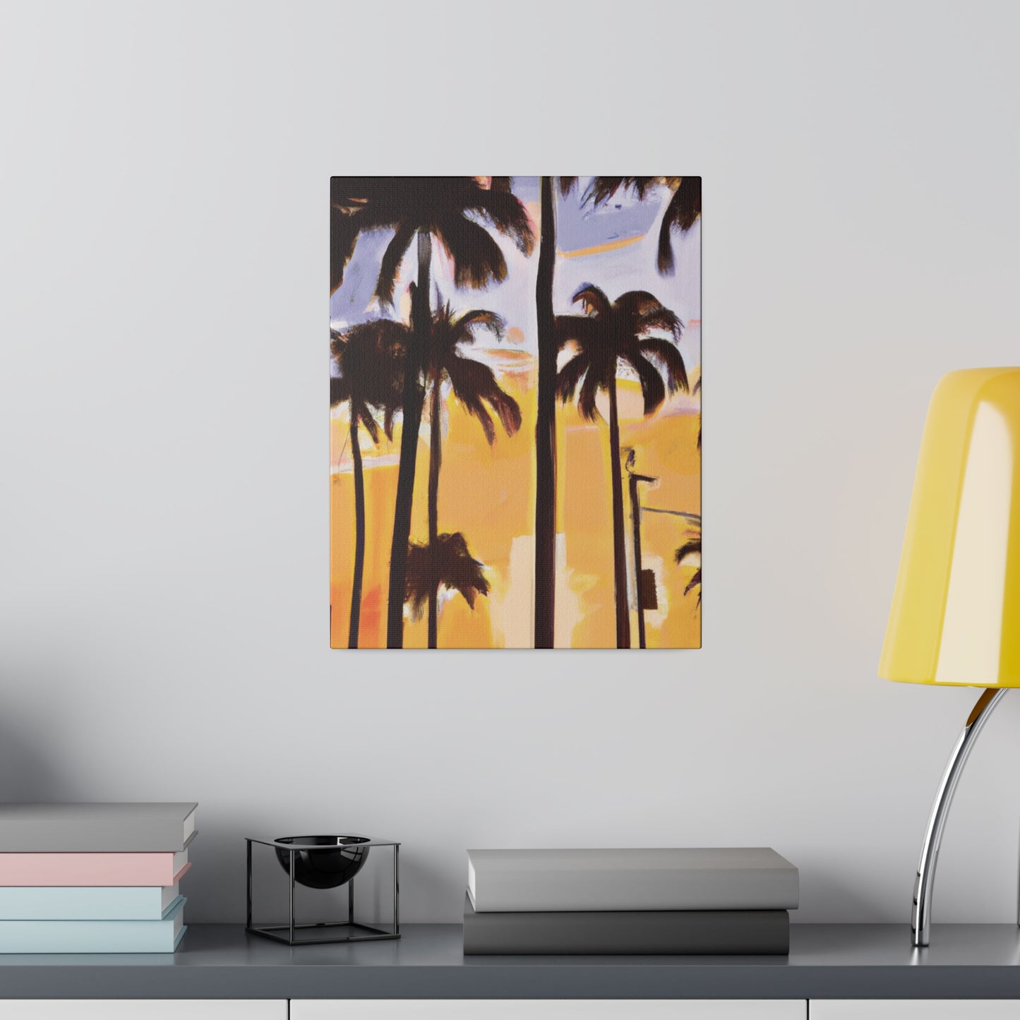 8392O - Miami Beach Sunset Painting Print | Miami | Beach | Sunset | Poster | Home Decor | Wall Art | Canvas