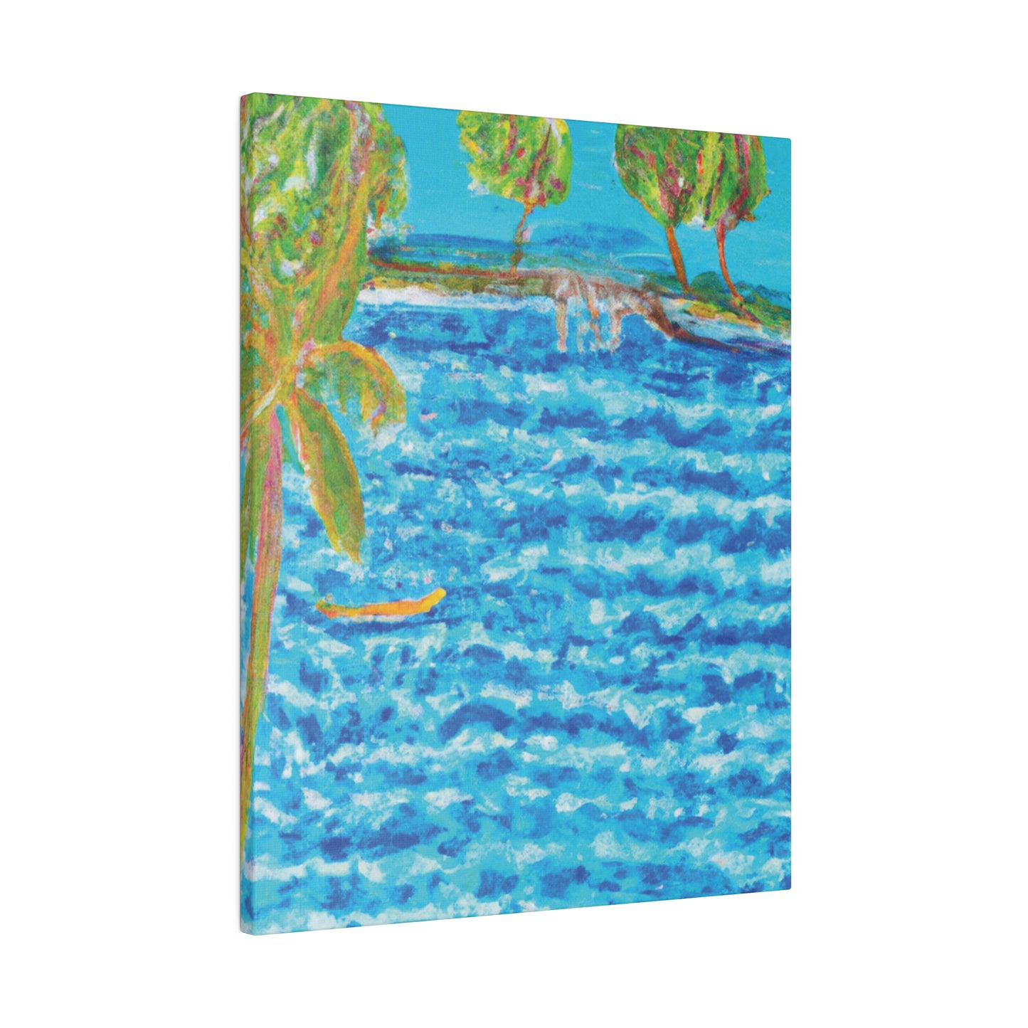 3687E - Bahamas Ocean Painting Print | Bahamas | Ocean | Beach | Poster | Home Decor | Wall Art | Canvas