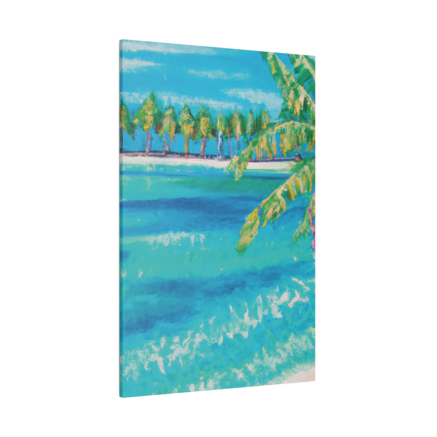 6000X - Bahamas Ocean Painting Print | Bahamas | Ocean | Beach | Poster | Home Decor | Wall Art | Canvas