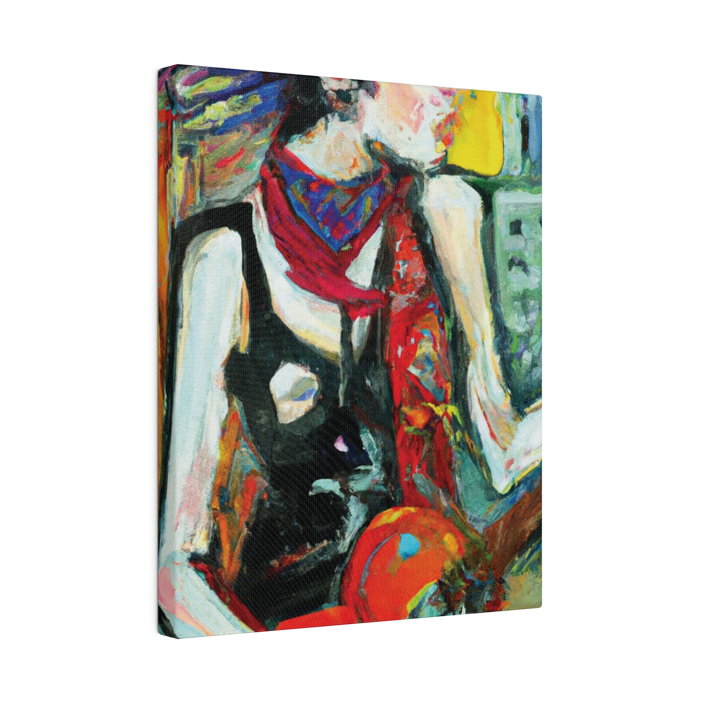 8733Q - Rockstar Oil Painting Style Print | Poster | Home Decor | Wall Art | Music Art | Canvas