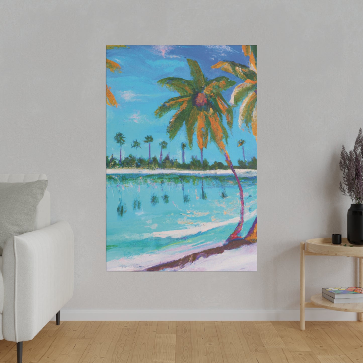 8723S - Bahamas Ocean Painting Print | Bahamas | Ocean | Beach | Poster | Home Decor | Wall Art | Canvas