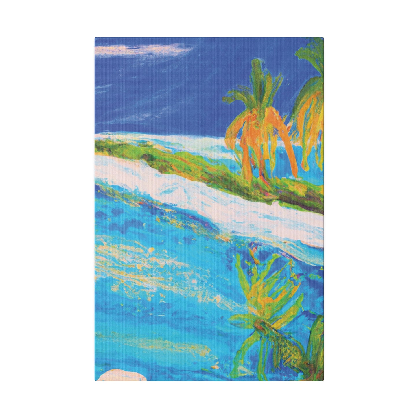 7697G - Bahamas Ocean Painting Print | Bahamas | Ocean | Beach | Poster | Home Decor | Wall Art | Canvas