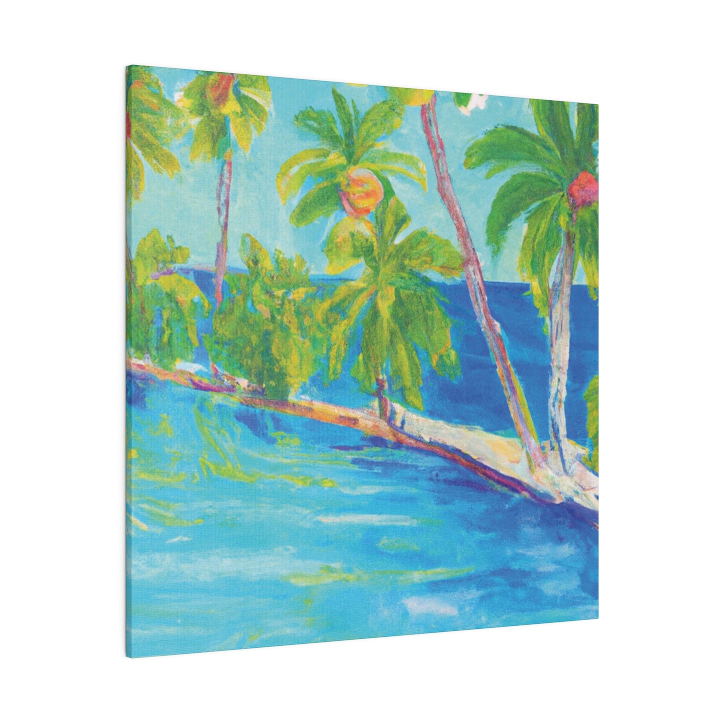 8256Q - Bahamas Ocean Painting Print | Bahamas | Ocean | Beach | Poster | Home Decor | Wall Art | Canvas