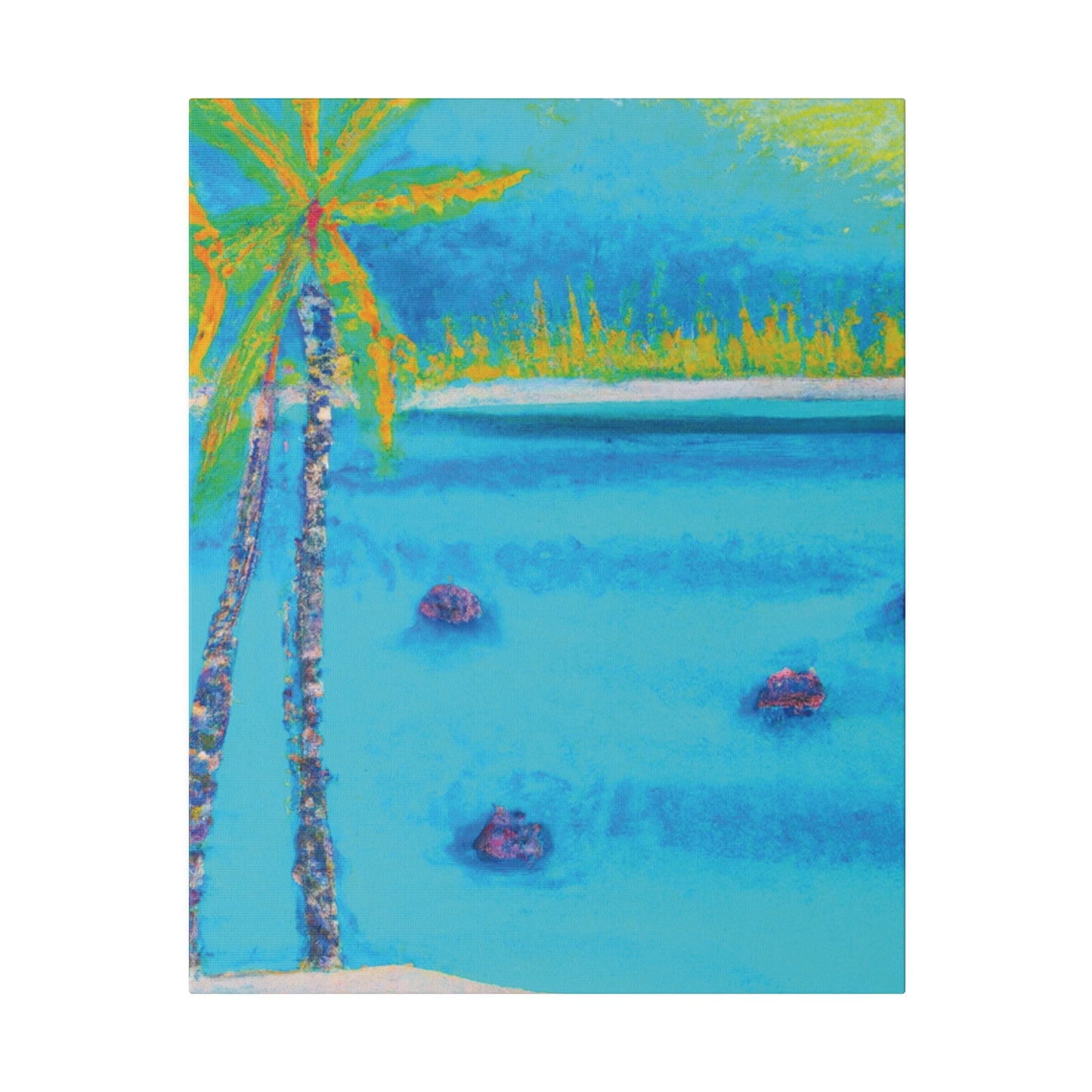 2937T - Bahamas Ocean Painting Print | Bahamas | Ocean | Beach | Poster | Home Decor | Wall Art | Canvas