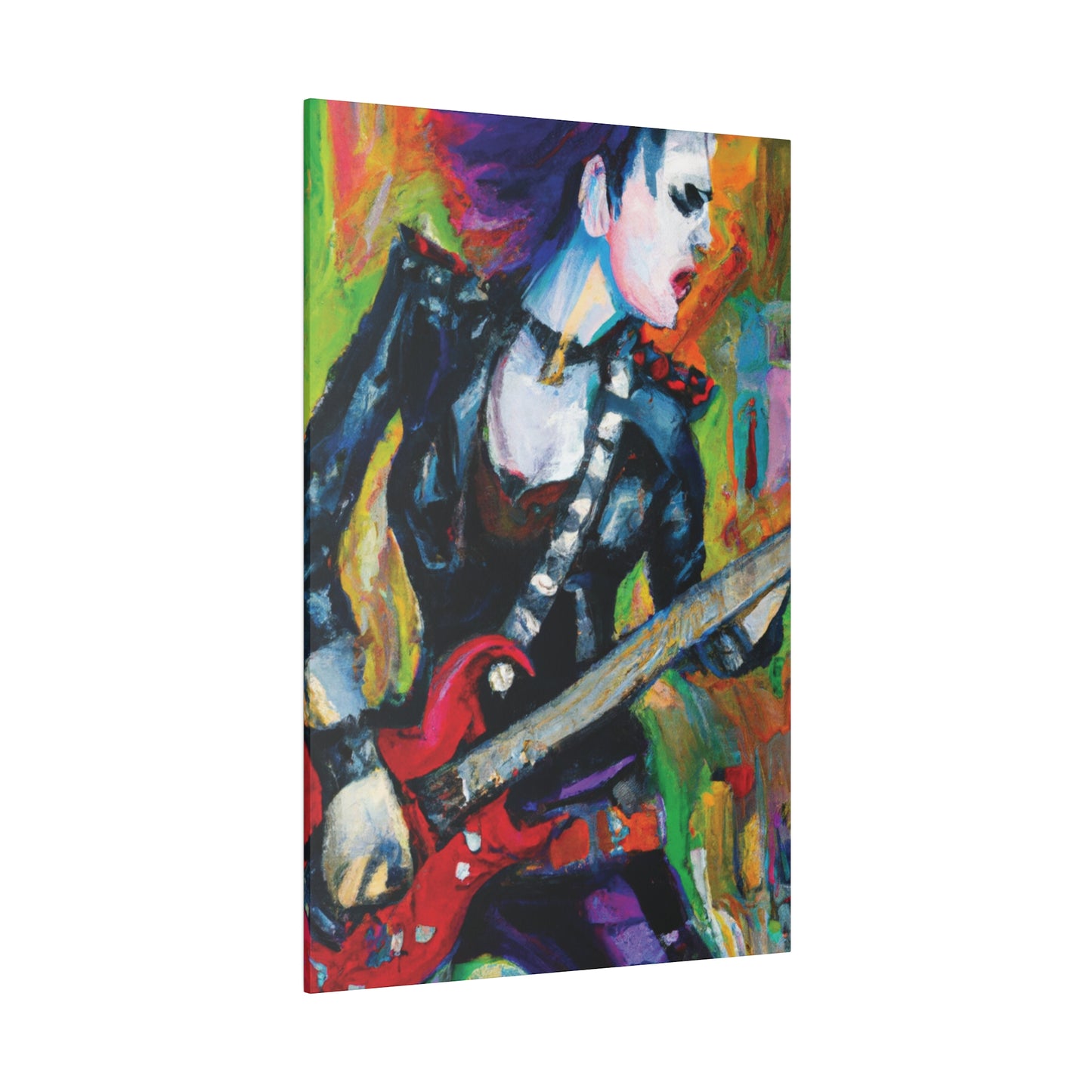 3315A - Rockstar Oil Painting Style Print | Poster | Home Decor | Wall Art | Music Art | Canvas