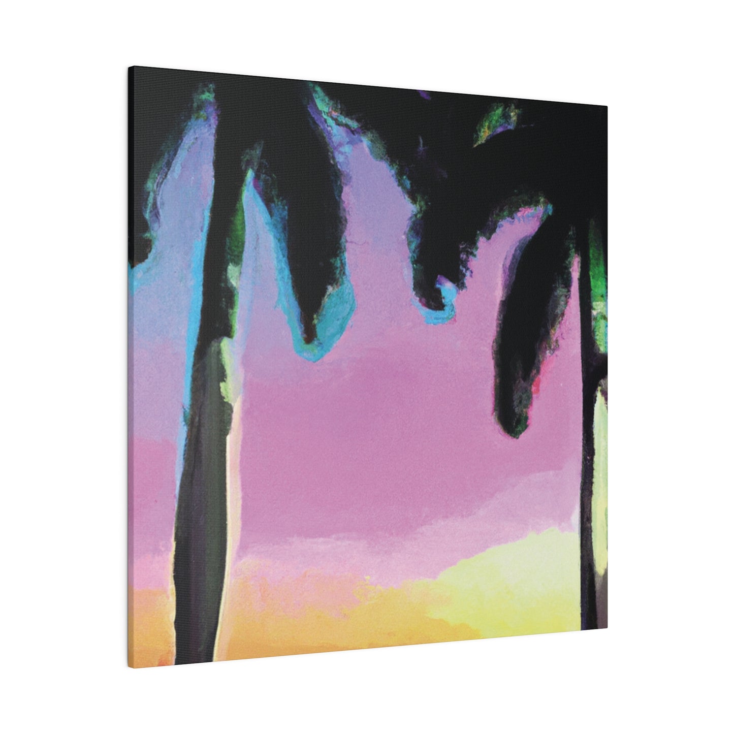 8491N - Miami Beach Sunset Painting Print | Miami | Beach | Sunset | Poster | Home Decor | Wall Art | Canvas