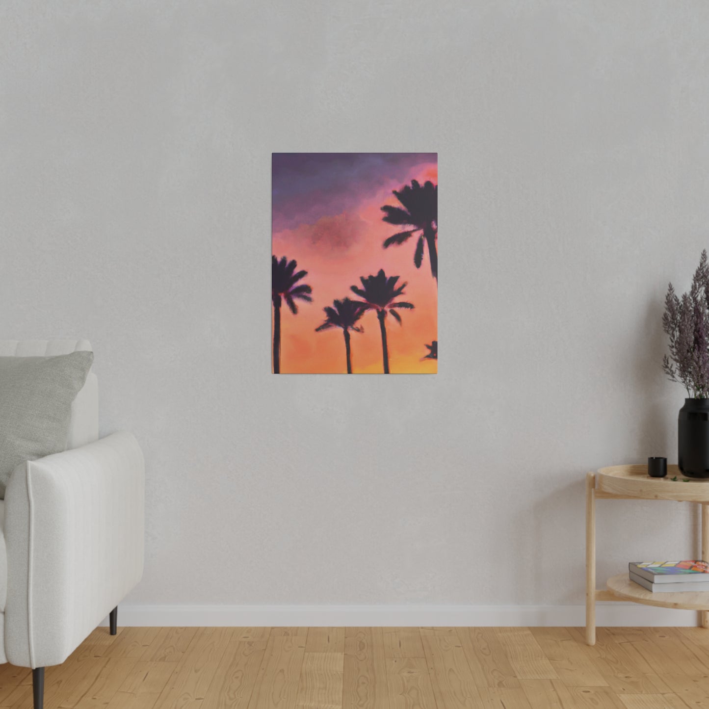 9389U - Miami Beach Sunset Painting Print | Miami | Beach | Sunset | Poster | Home Decor | Wall Art | Canvas