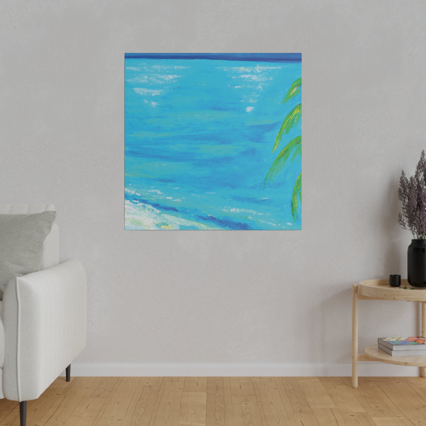 8858N - Bahamas Ocean Painting Print | Bahamas | Ocean | Beach | Poster | Home Decor | Wall Art | Canvas