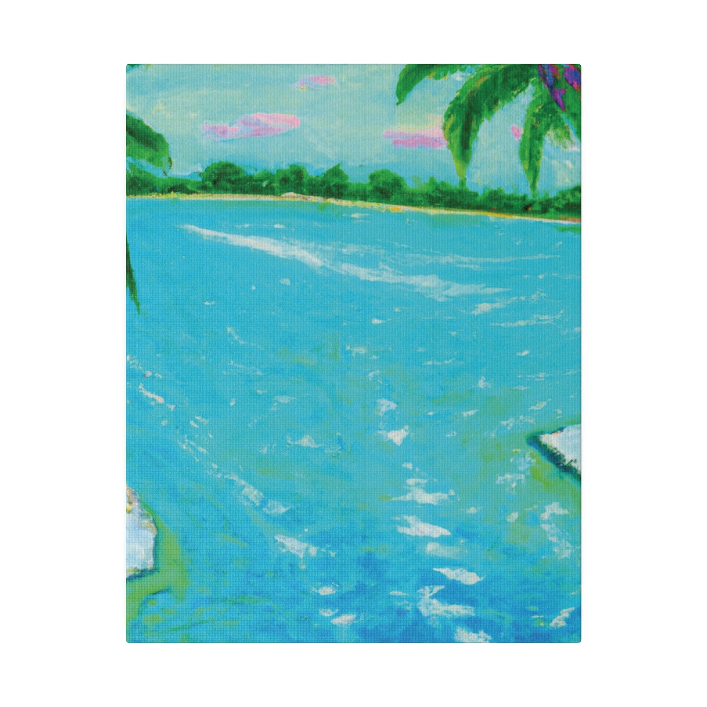 6527F - Bahamas Ocean Painting Print | Bahamas | Ocean | Beach | Poster | Home Decor | Wall Art | Canvas
