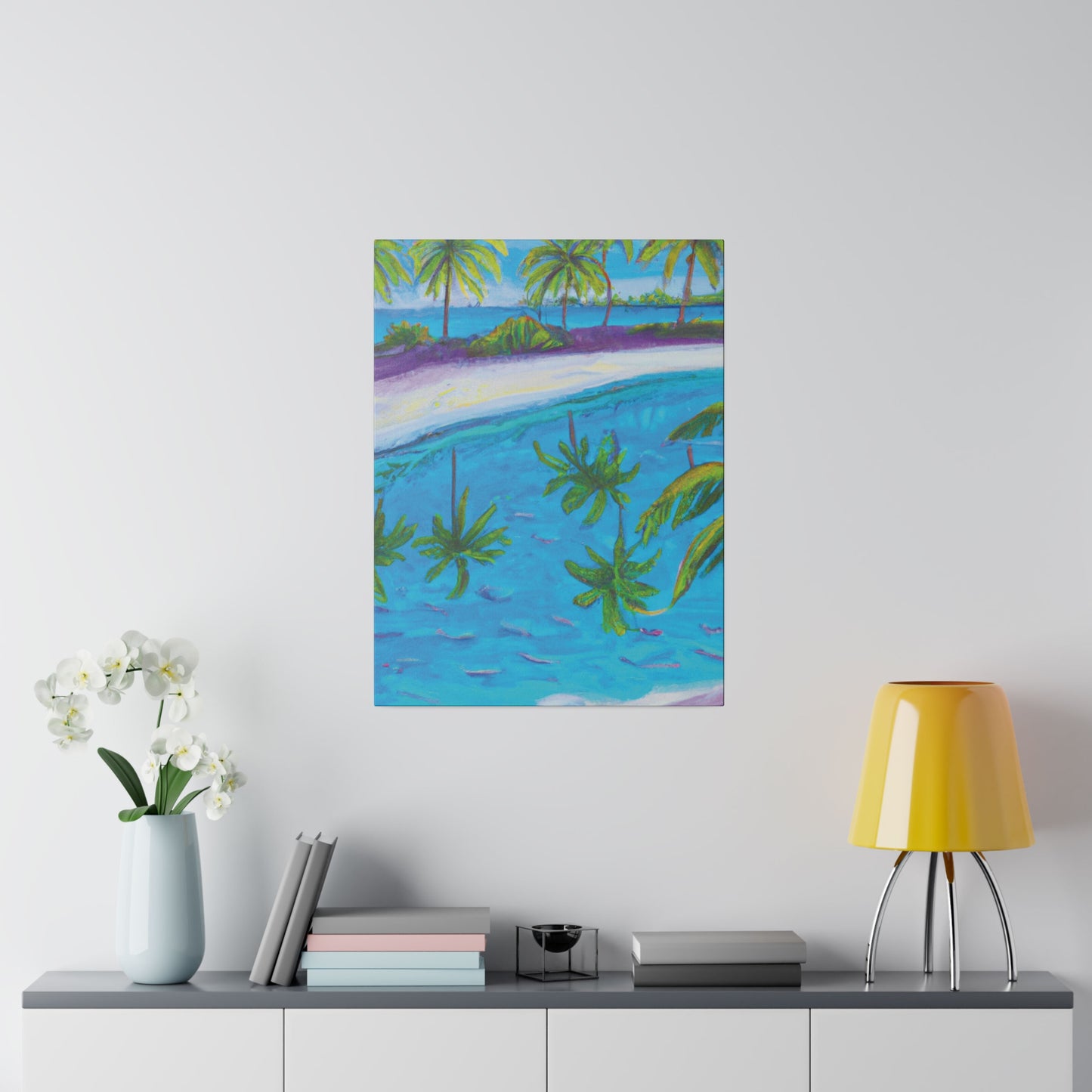 9138P - Bahamas Ocean Painting Print | Bahamas | Ocean | Beach | Poster | Home Decor | Wall Art | Canvas