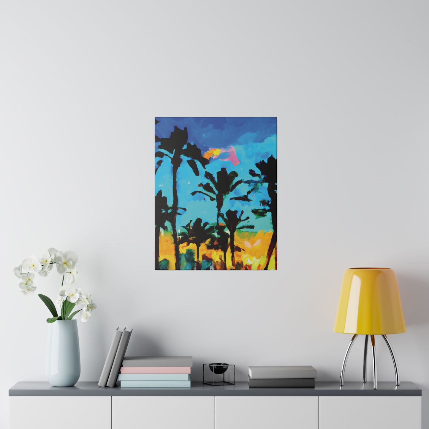 8346V - Miami Beach Sunset Painting Print | Miami | Beach | Sunset | Poster | Home Decor | Wall Art | Canvas