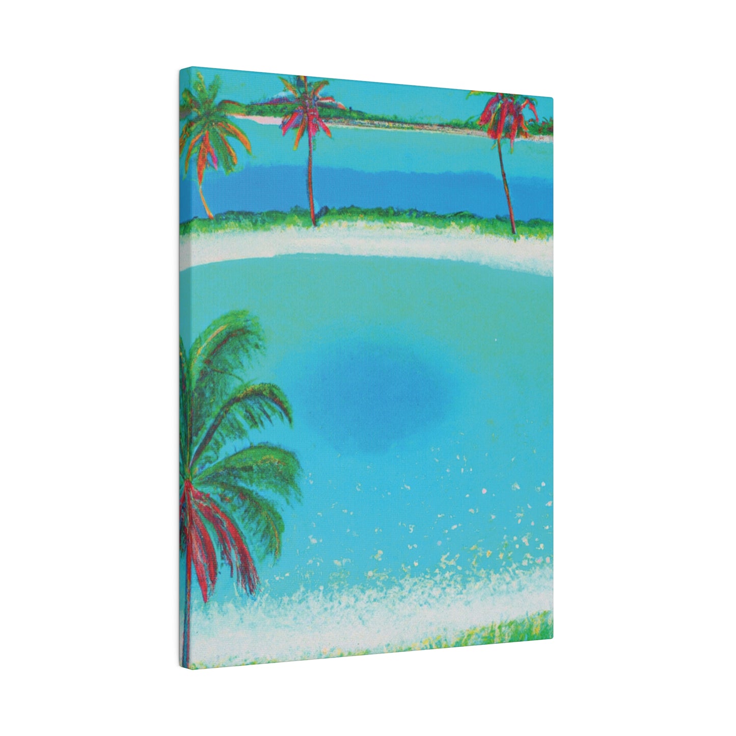 2198G - Bahamas Ocean Painting Print | Bahamas | Ocean | Beach | Poster | Home Decor | Wall Art | Canvas