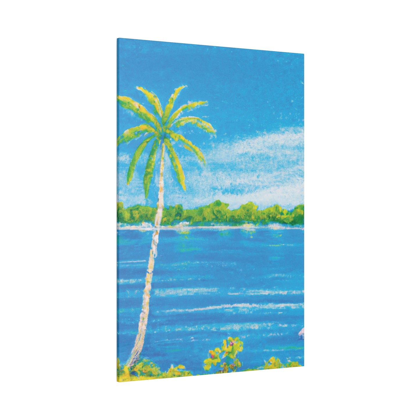 9803Q - Bahamas Ocean Painting Print | Bahamas | Ocean | Beach | Poster | Home Decor | Wall Art | Canvas