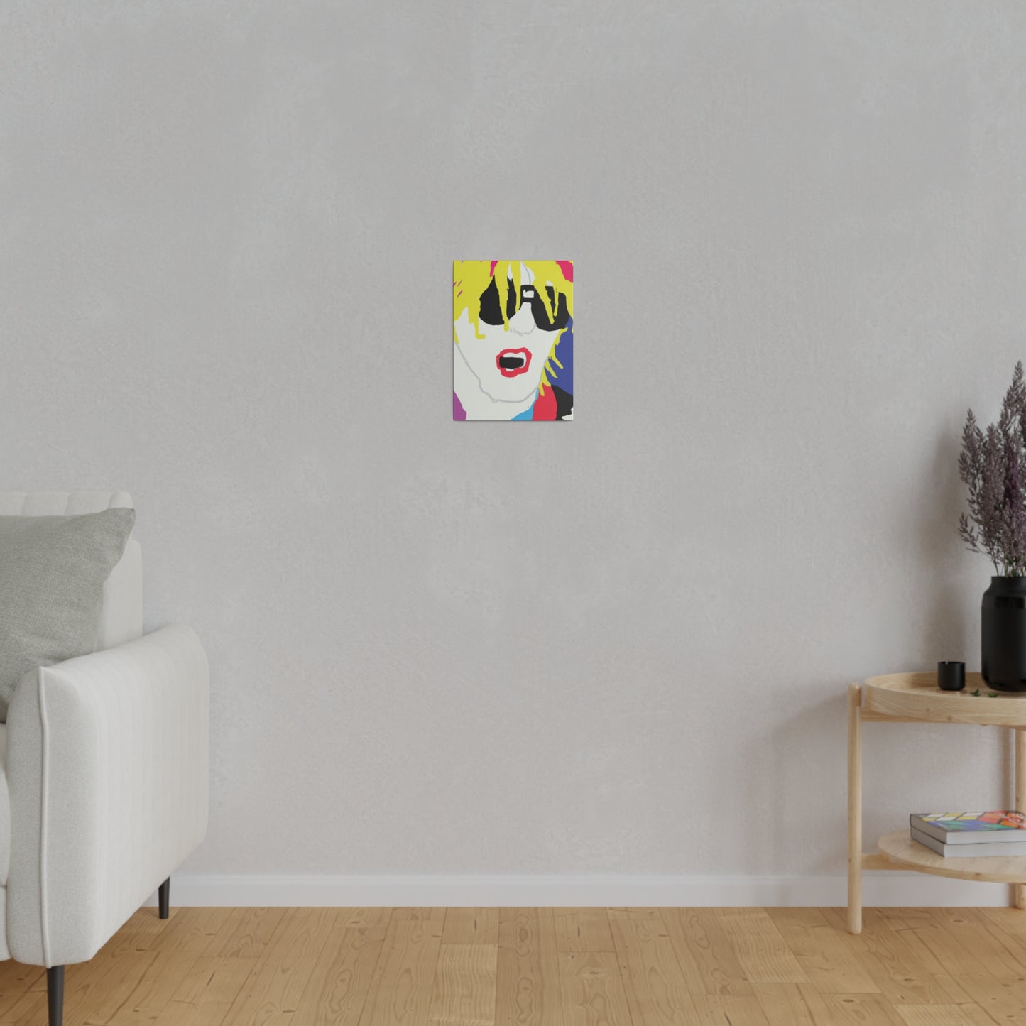 5917X - Rockstar Painting Print | Face | Abstract | Poster | Home Decor | Wall Art | Music Art | Canvas