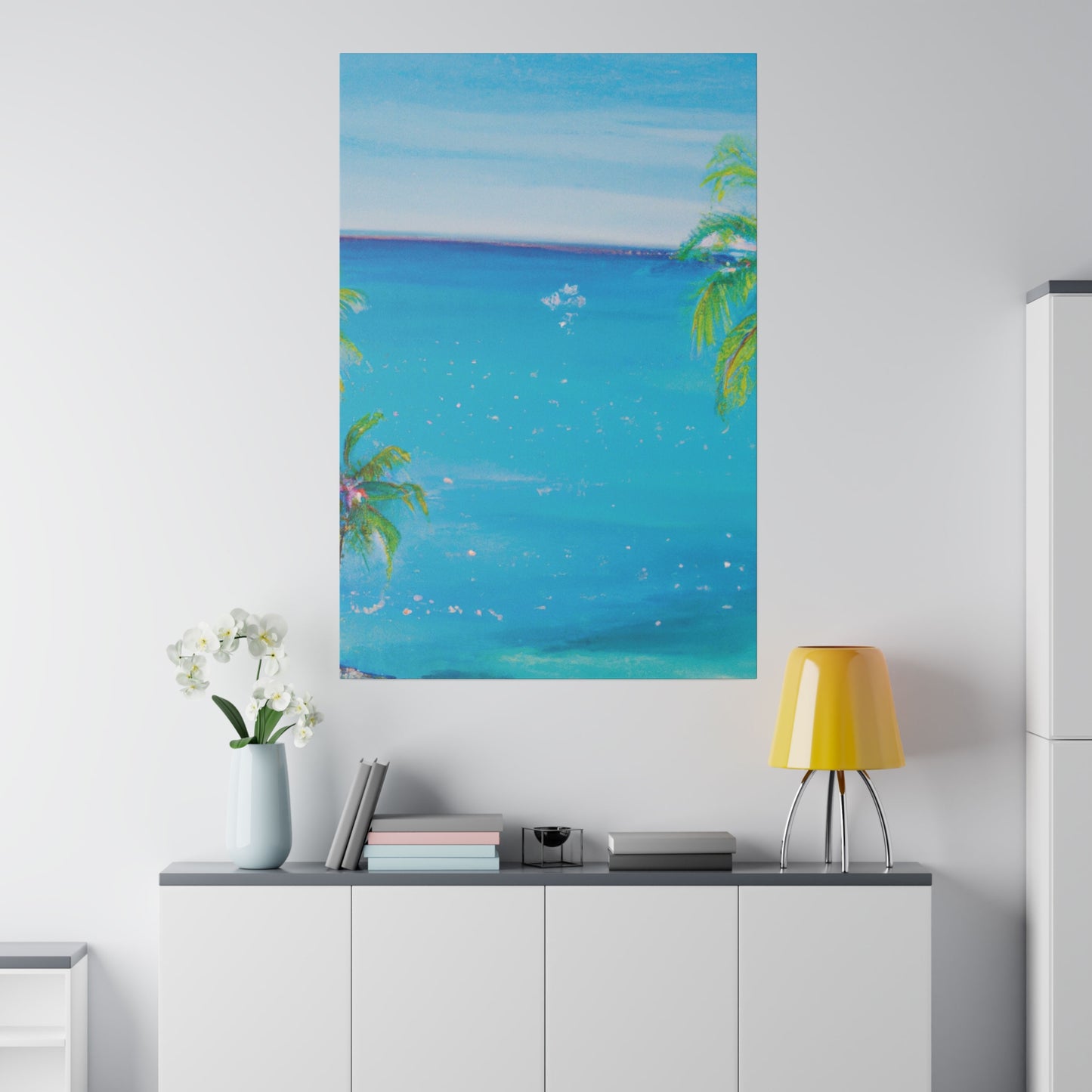 5683U - Bahamas Ocean Painting Print | Bahamas | Ocean | Beach | Poster | Home Decor | Wall Art | Canvas