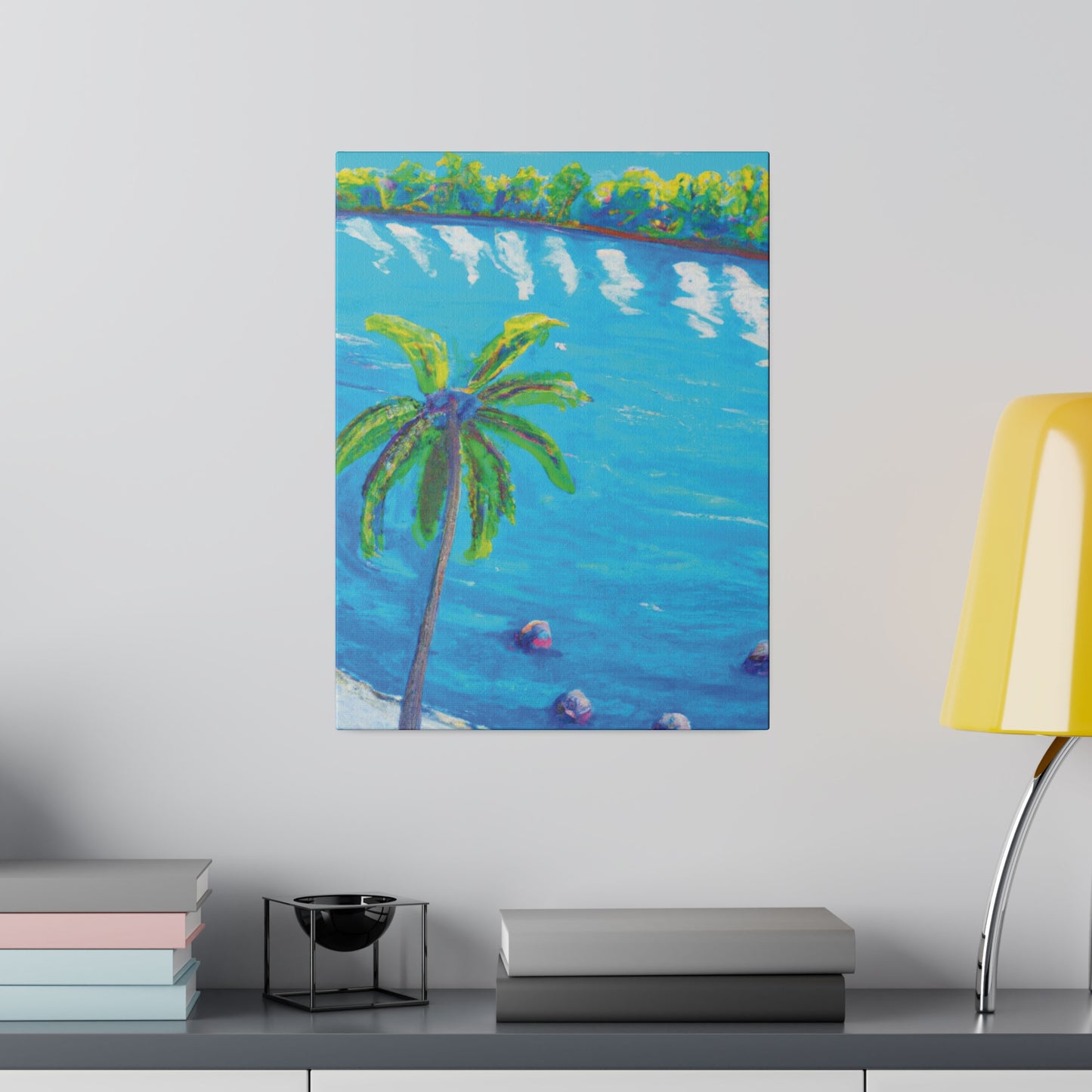 3952F - Bahamas Ocean Painting Print | Bahamas | Ocean | Beach | Poster | Home Decor | Wall Art | Canvas