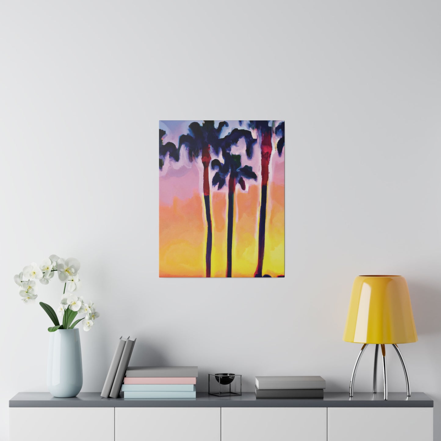 7116C - Miami Beach Sunset Painting Print | Miami | Beach | Sunset | Poster | Home Decor | Wall Art | Canvas