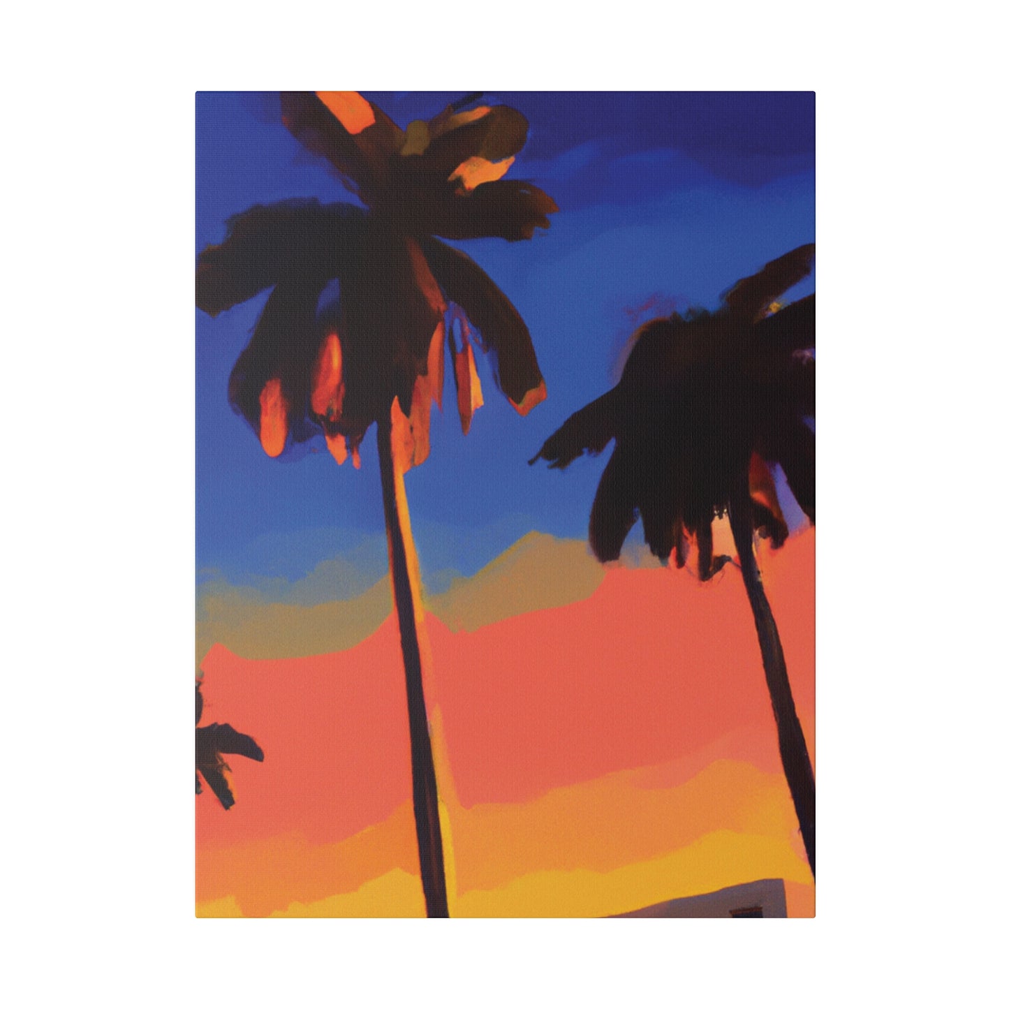 9562Q - Miami Beach Sunset Painting Print | Miami | Beach | Sunset | Poster | Home Decor | Wall Art | Canvas