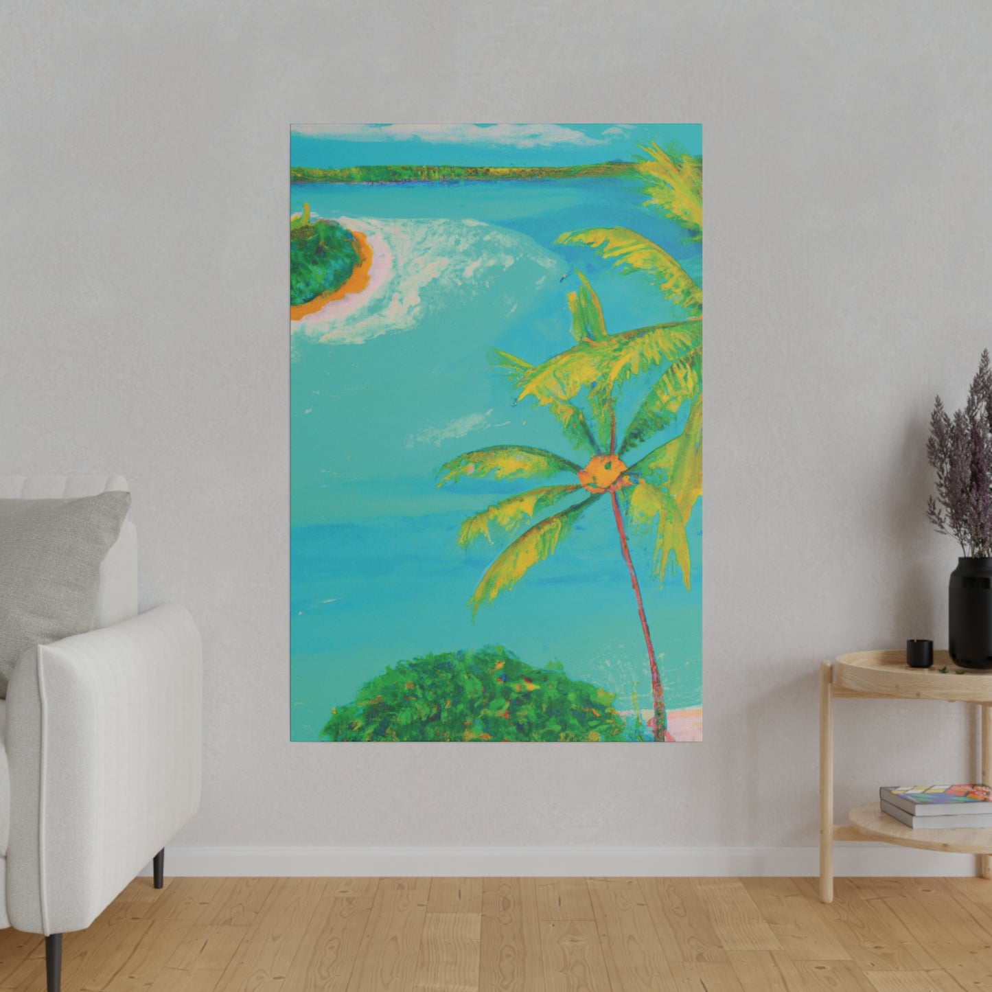 5457G - Bahamas Ocean Painting Print | Bahamas | Ocean | Beach | Poster | Home Decor | Wall Art | Canvas