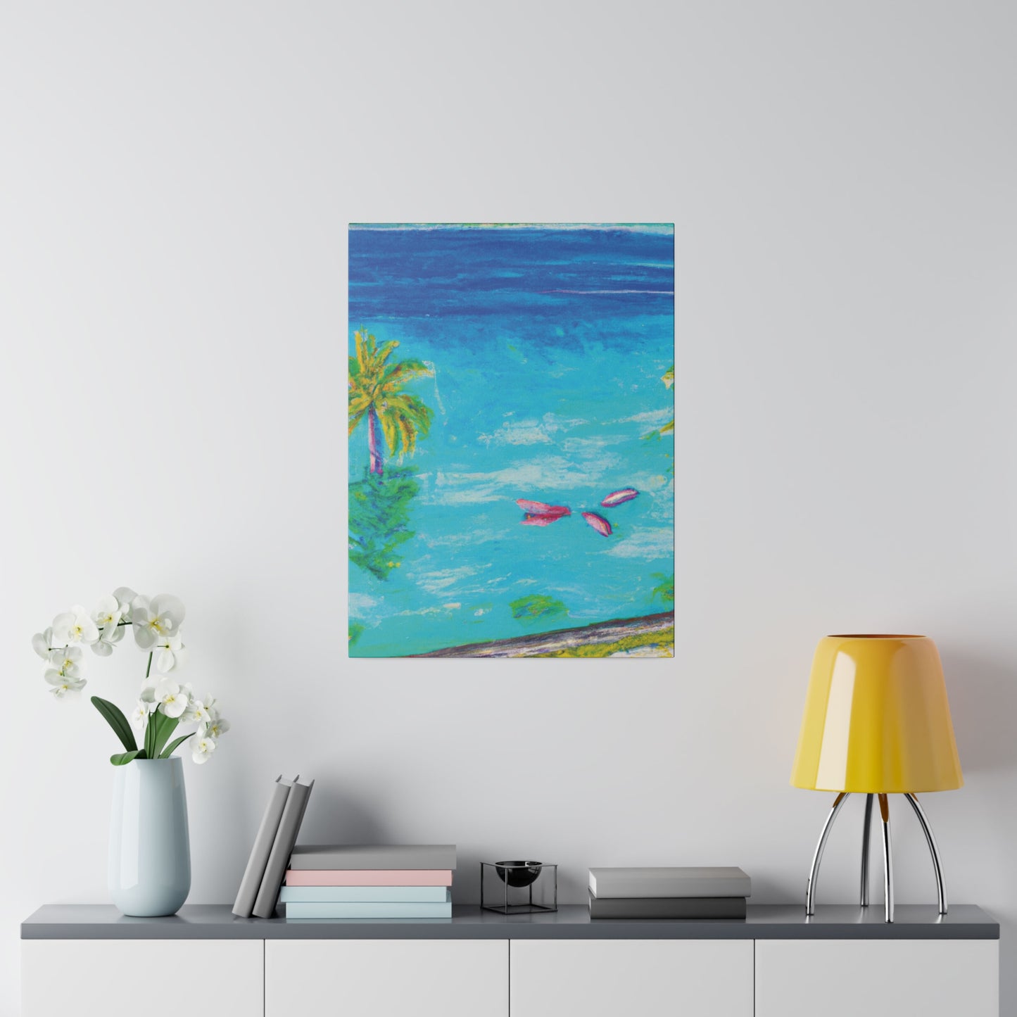 9387Q - Bahamas Ocean Painting Print | Bahamas | Ocean | Beach | Poster | Home Decor | Wall Art | Canvas