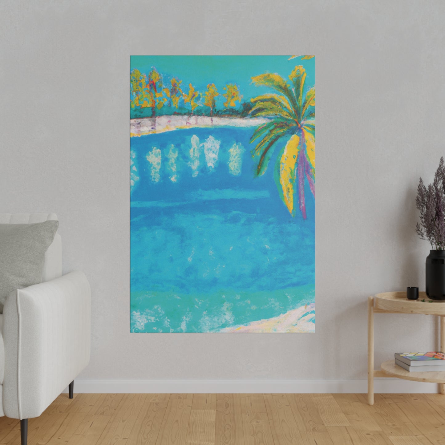 2193F - Bahamas Ocean Painting Print | Bahamas | Ocean | Beach | Poster | Home Decor | Wall Art | Canvas