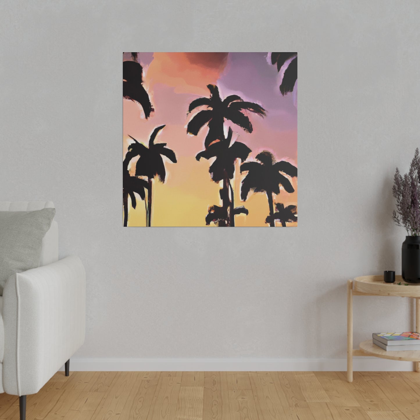 7792Z - Miami Beach Sunset Painting Print | Miami | Beach | Sunset | Poster | Home Decor | Wall Art | Canvas