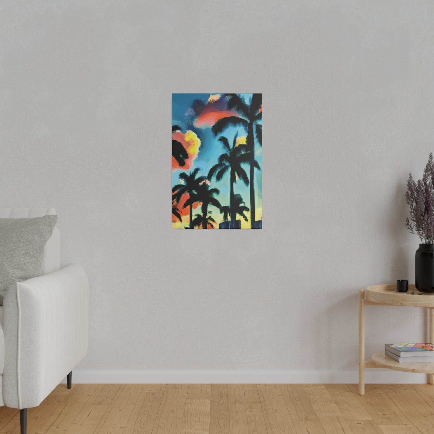 8724W - Miami Beach Sunset Painting Print | Miami | Beach | Sunset | Poster | Home Decor | Wall Art | Canvas