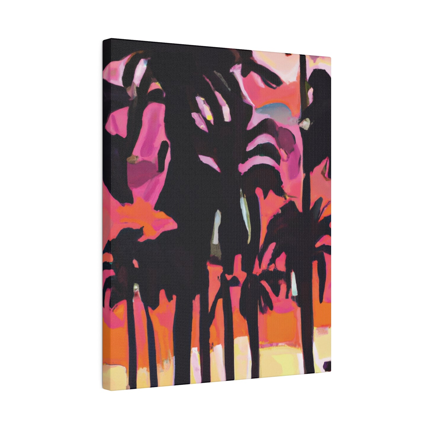 8741N - Miami Beach Sunset Painting Print | Miami | Beach | Sunset | Poster | Home Decor | Wall Art | Canvas