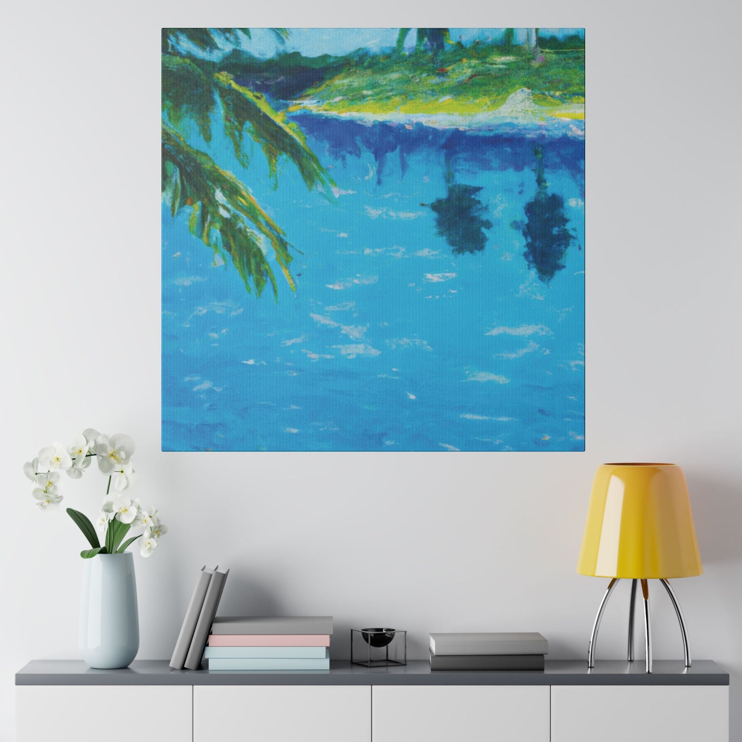 4568T - Bahamas Ocean Painting Print | Bahamas | Ocean | Beach | Poster | Home Decor | Wall Art | Canvas