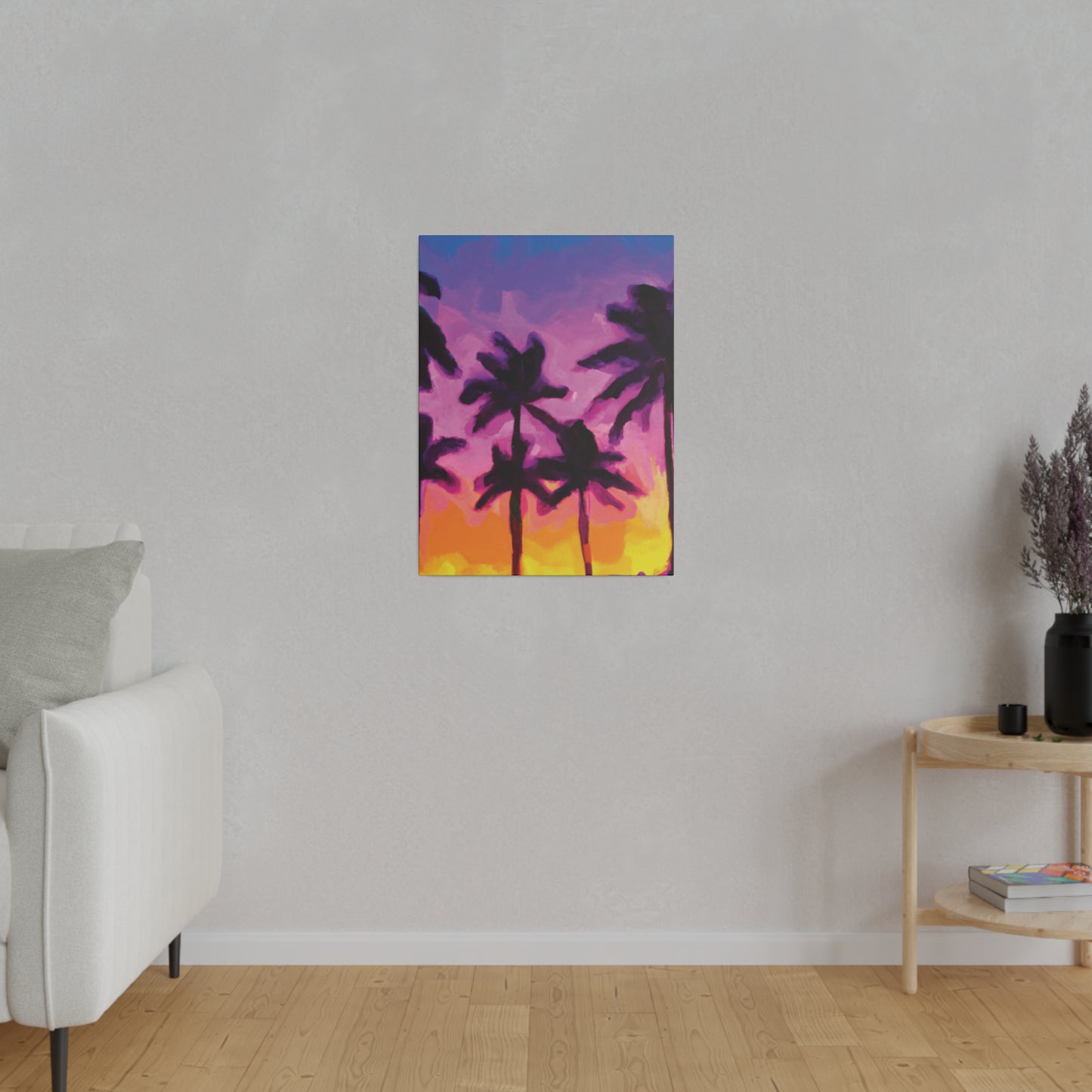 7395T - Miami Beach Sunset Painting Print | Miami | Beach | Sunset | Poster | Home Decor | Wall Art | Canvas