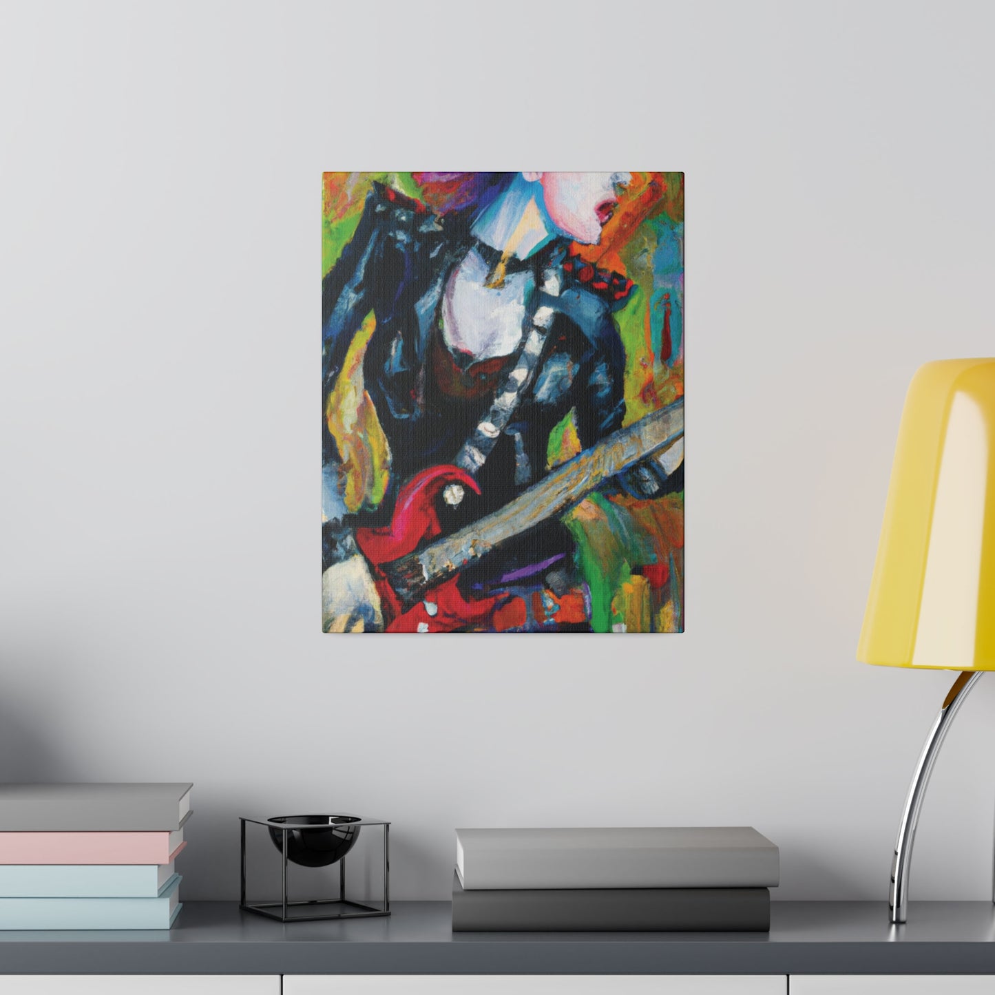 3315A - Rockstar Oil Painting Style Print | Poster | Home Decor | Wall Art | Music Art | Canvas