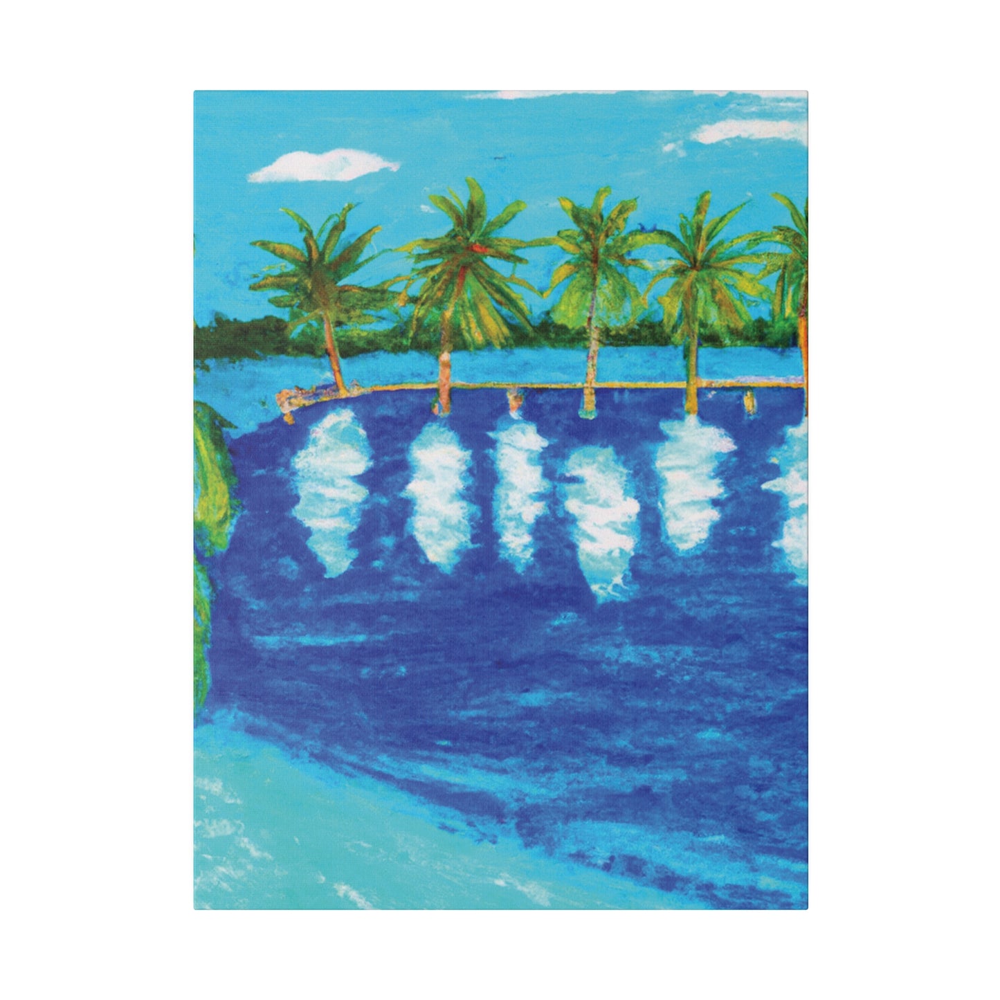 7996V - Bahamas Ocean Painting Print | Bahamas | Ocean | Beach | Poster | Home Decor | Wall Art | Canvas