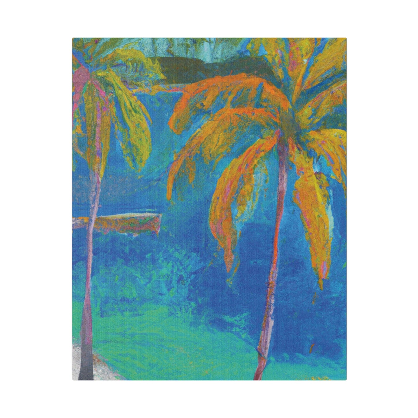 5481T - Bahamas Ocean Painting Print | Bahamas | Ocean | Beach | Poster | Home Decor | Wall Art | Canvas