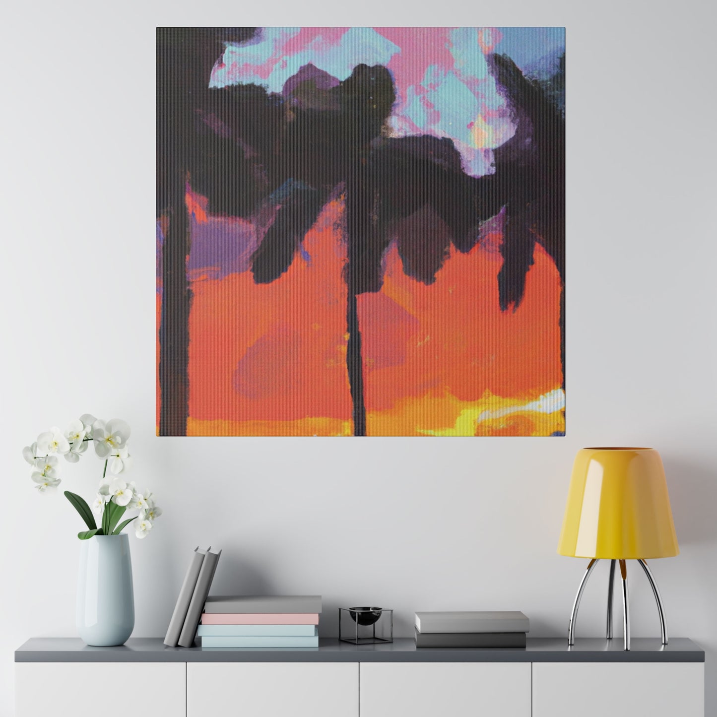 9276D - Miami Beach Sunset Painting Print | Miami | Beach | Sunset | Poster | Home Decor | Wall Art | Canvas