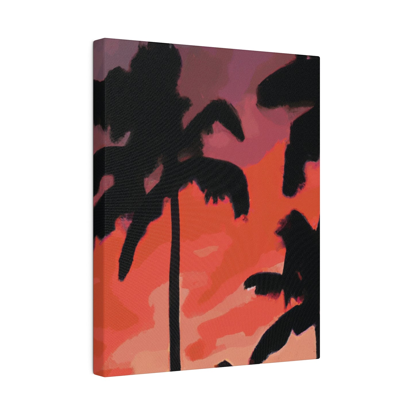 9324K - Miami Beach Sunset Painting Print | Miami | Beach | Sunset | Poster | Home Decor | Wall Art | Canvas