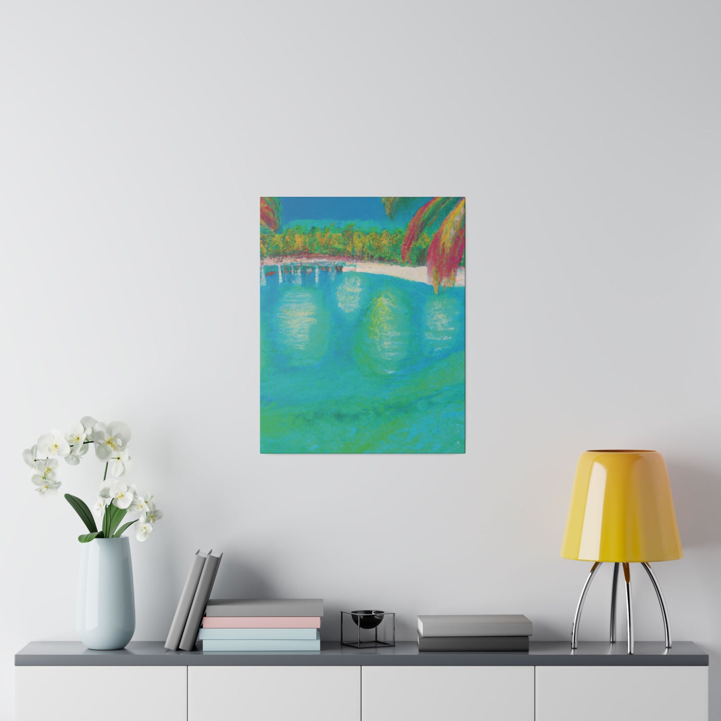 6823M - Bahamas Ocean Painting Print | Bahamas | Ocean | Beach | Poster | Home Decor | Wall Art | Canvas