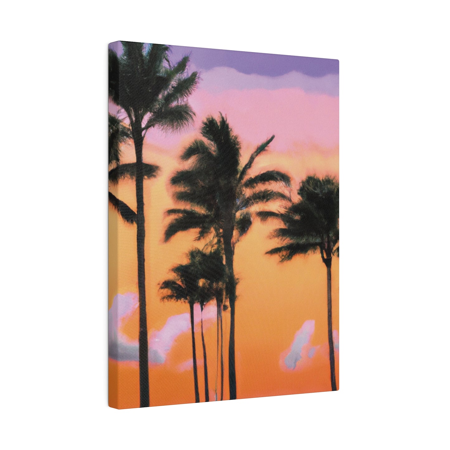 4126T - Miami Beach Sunset Painting Print | Miami | Beach | Sunset | Poster | Home Decor | Wall Art | Canvas