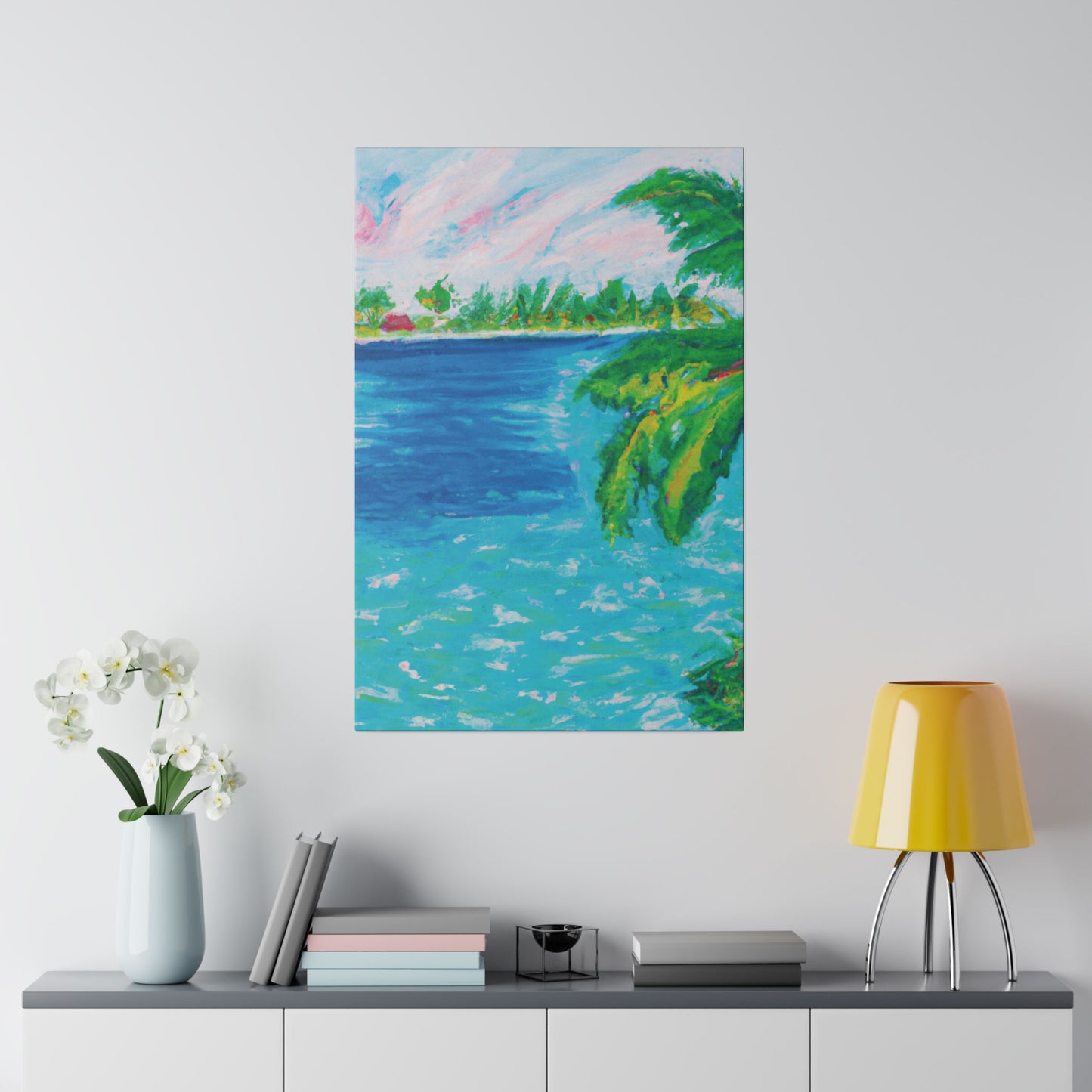 3265X - Bahamas Ocean Painting Print | Bahamas | Ocean | Beach | Poster | Home Decor | Wall Art | Canvas