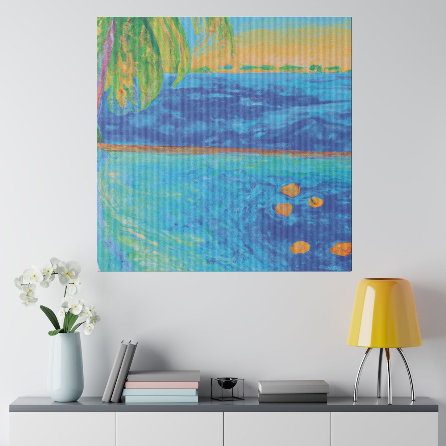 4268O - Bahamas Ocean Painting Print | Bahamas | Ocean | Beach | Poster | Home Decor | Wall Art | Canvas