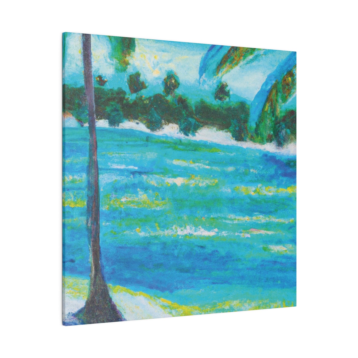 5874R - Bahamas Ocean Painting Print | Bahamas | Ocean | Beach | Poster | Home Decor | Wall Art | Canvas