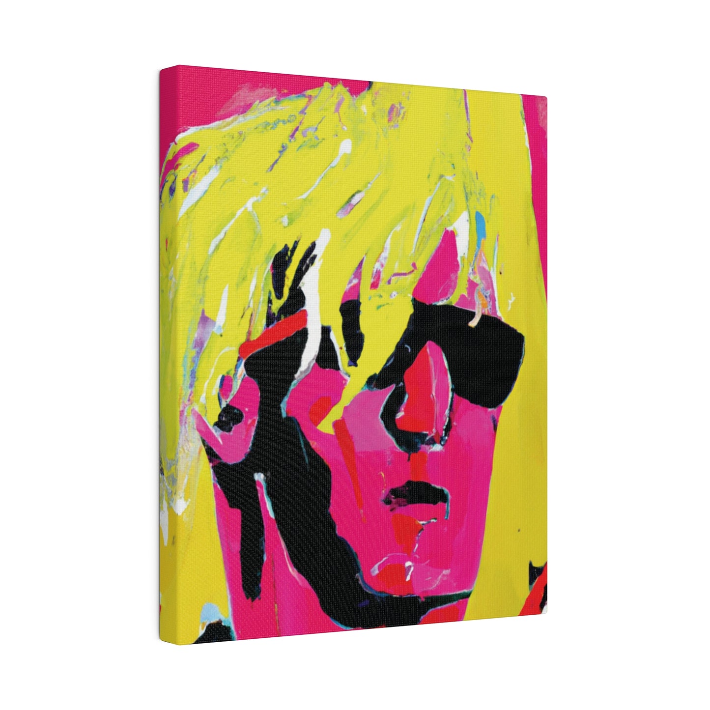 5130P - Rockstar Painting Print | Face | Abstract | Poster | Home Decor | Wall Art | Music Art | Canvas