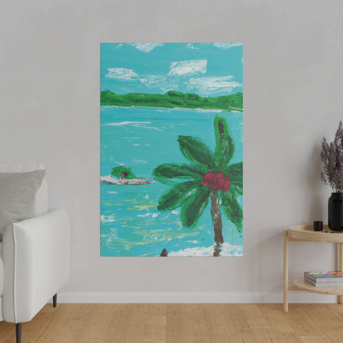 5627Q - Bahamas Ocean Painting Print | Bahamas | Ocean | Beach | Poster | Home Decor | Wall Art | Canvas