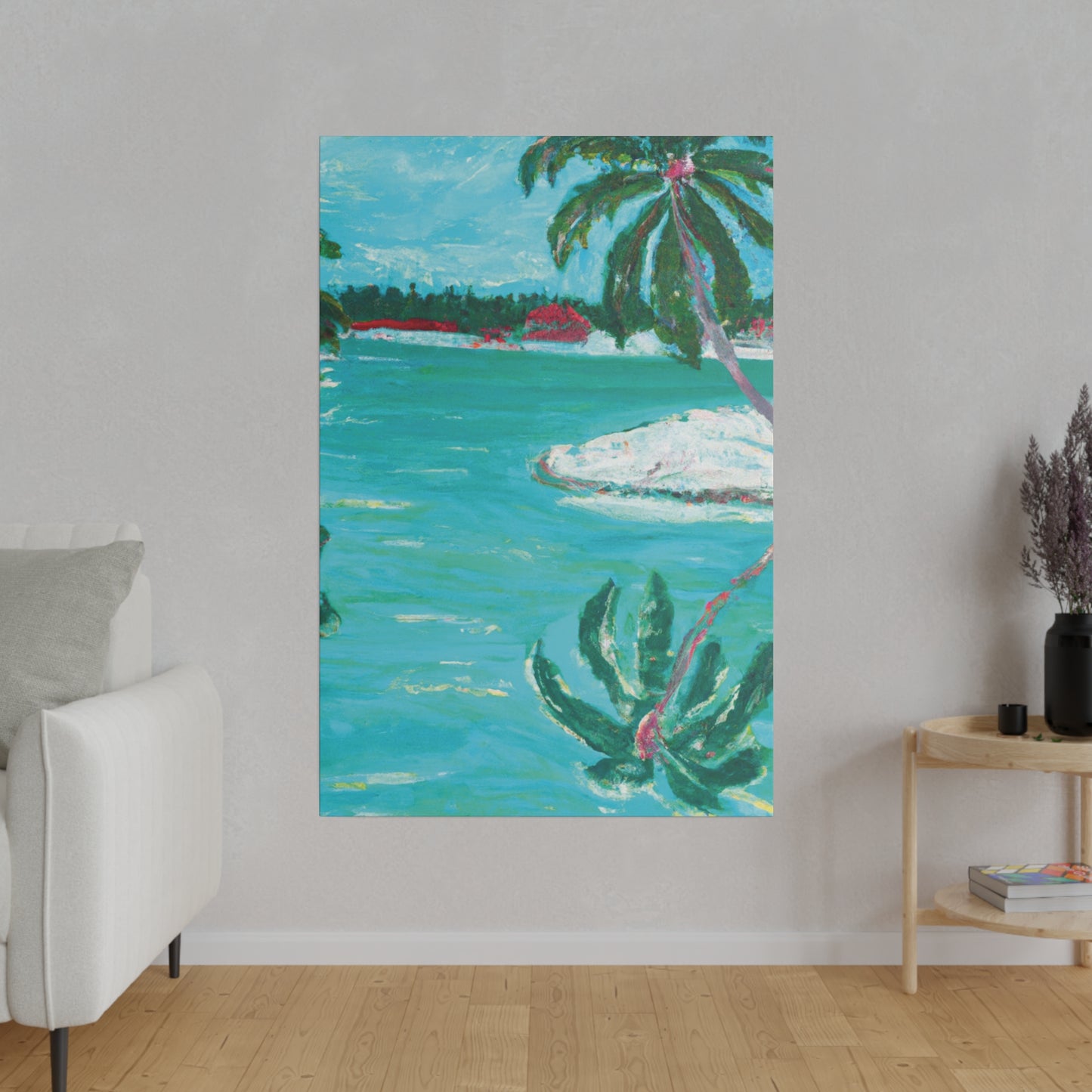 7090Z - Bahamas Ocean Painting Print | Bahamas | Ocean | Beach | Poster | Home Decor | Wall Art | Canvas