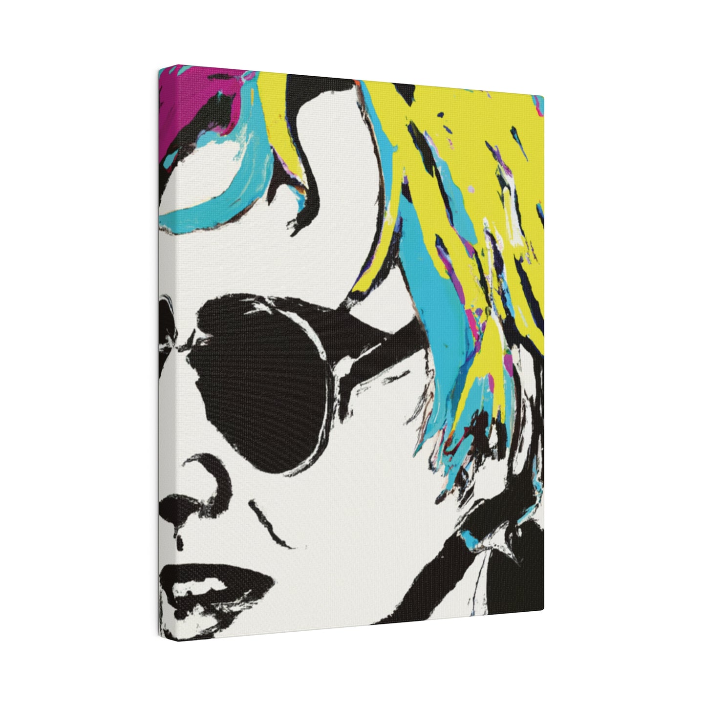 3921R - Rockstar Painting Print | Face | Abstract | Poster | Home Decor | Wall Art | Music Art | Canvas